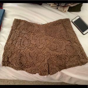Gianni Bini lace shorts.